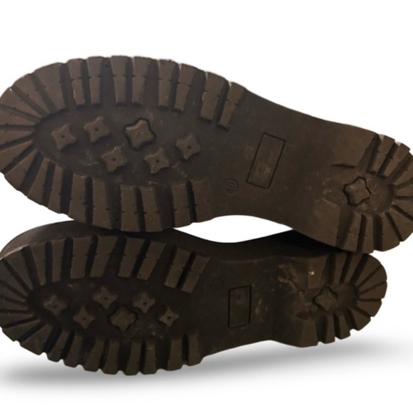 Yoki Combat Boots Comfort Chunky White Women's Size 9.5 (40) - Picture 7 of 8